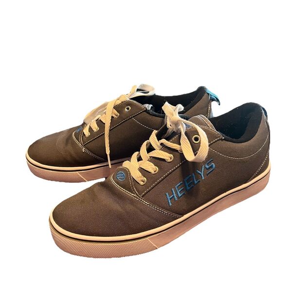 Heelys Pro 20 Men's Skate Shoes Sneakers Size 10 Grey/White/Royal HE100759 GUC - Picture 1 of 9
